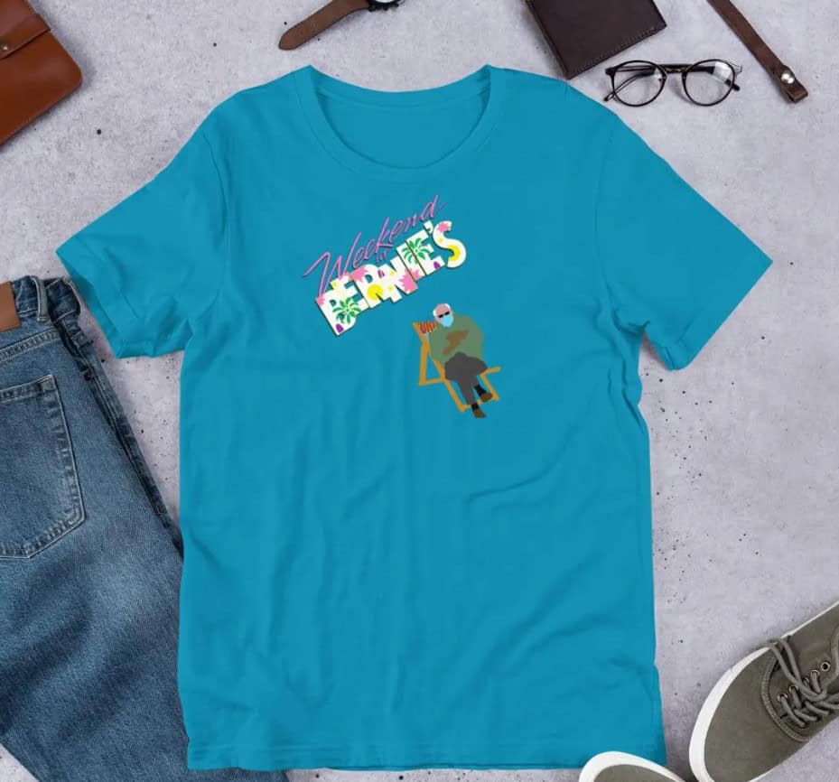Weekend at Bernie Sanders Unisex t-shirt