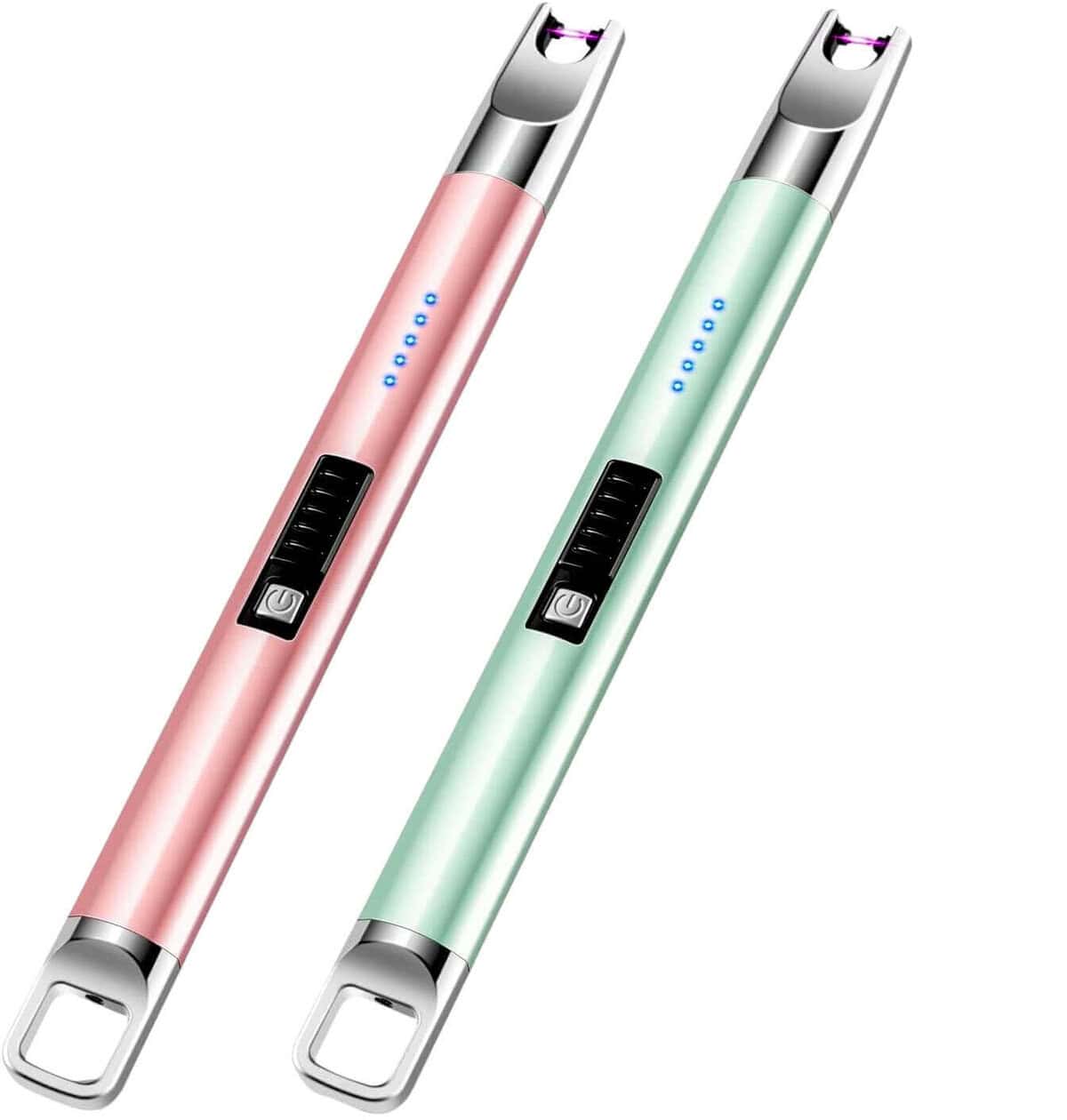 Lighter - no flame, eco-friendly & rechargeable - Green - Image 2