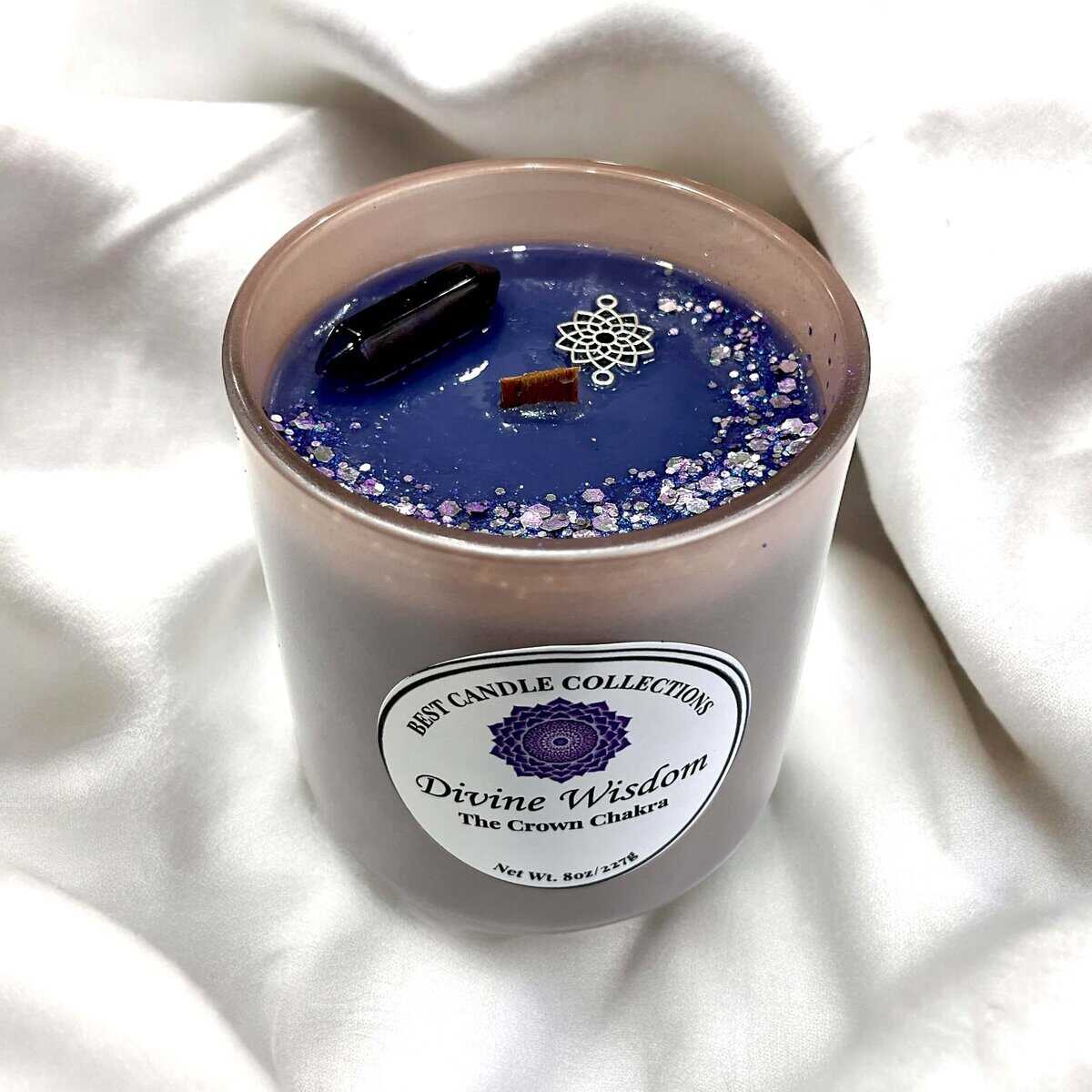Grounding and stability meditation candle for balancing the root chakra. Perfect for grounding pract.
