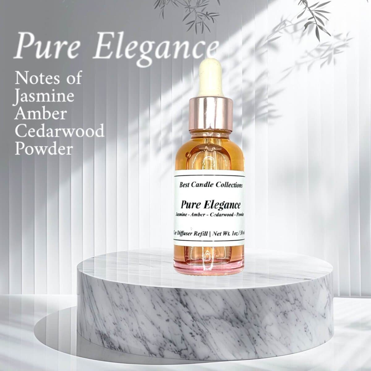 Wild Horizon diffuser refill with jasmine, amber, cedarwood scent for home aromatherapy.