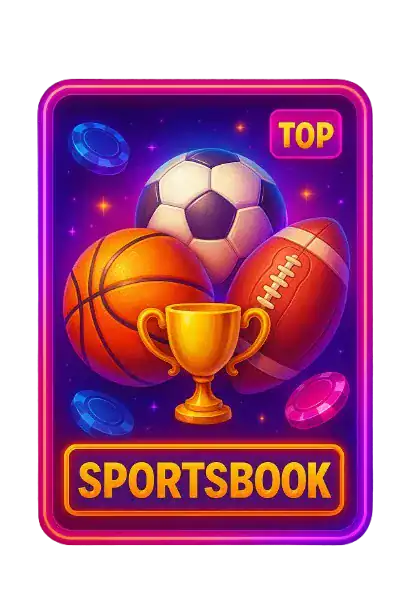 Sports betting with football, basketball, and rugby images.
