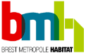 Logo de bmh - Brest Métropole Habitat
