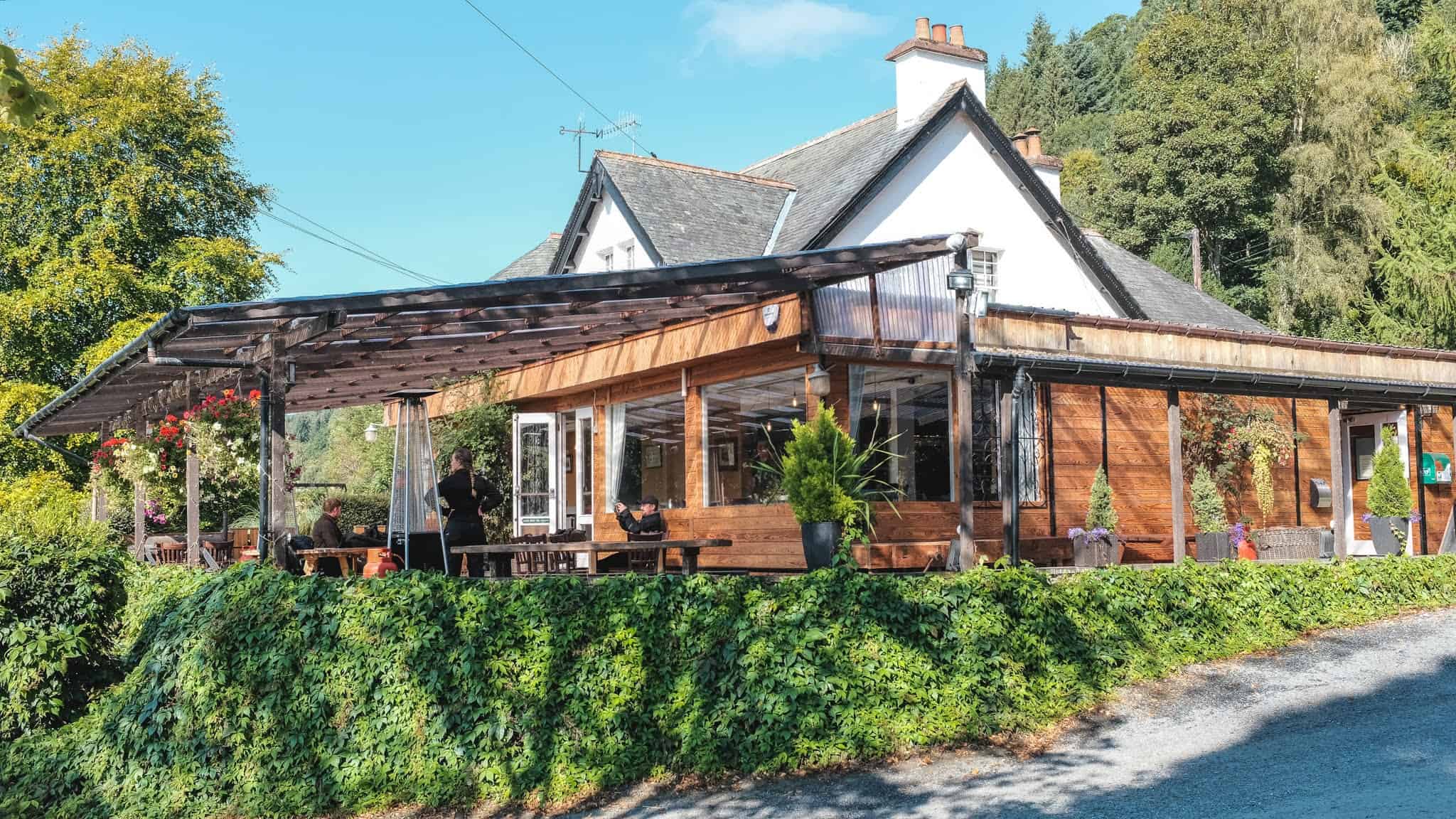 A motorcycle friendly coffee stop in Aberfeldy, Perthshire