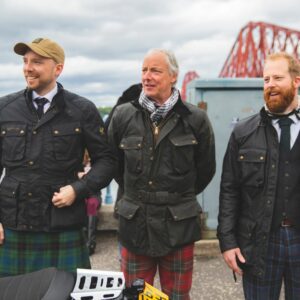 Motorcycle Jacket Rental. Motorcycle apparel, wax Cotton jackets by Belstaff in Edinburgh with bikerbnb and The Highland Scramble