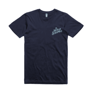 Dark Navy & Teal Iberian Scramble Short-Sleeve T-Shirt