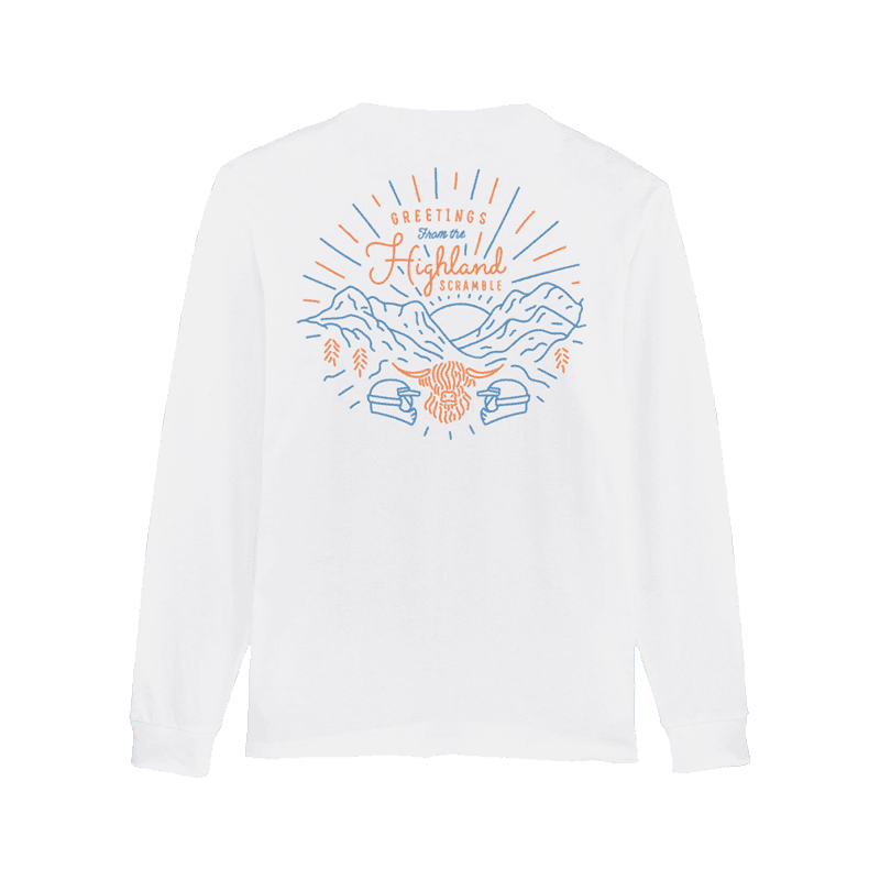 The Highland Scramble - White Jumper - Image 2