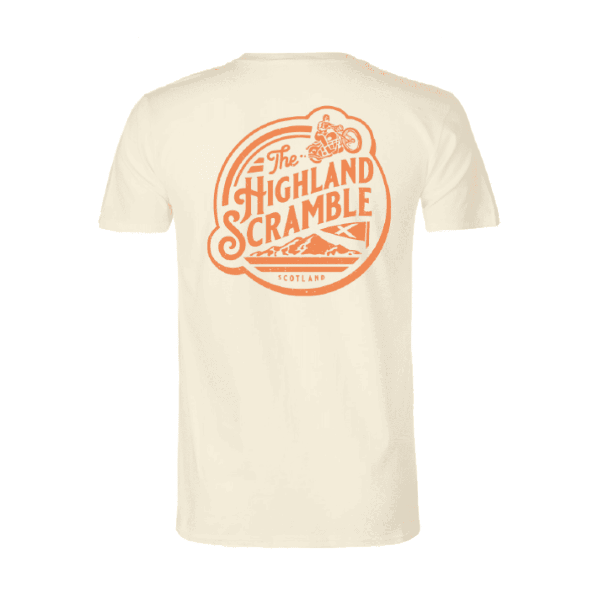 Pale Yellow Short Sleeved Highland Scramble T-Shirt - Image 2