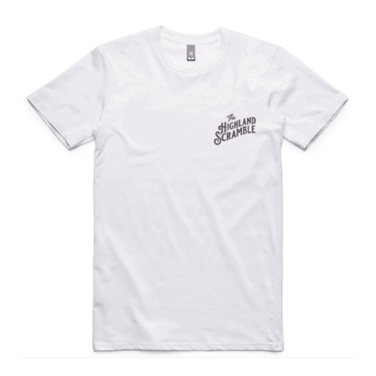 Highland Scramble Women's t-shirt front white