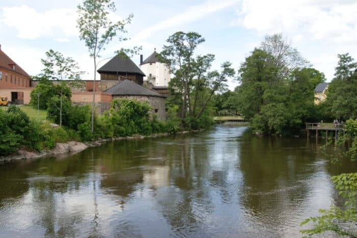 Nyköping, Södermanland, Sweden, Nyköpingsån, River