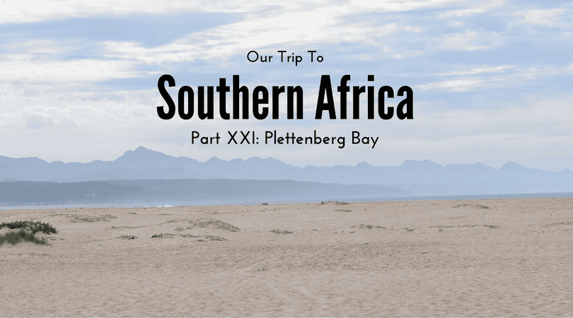 Plettenberg Bay, South Africa, Trip to Southern Africa