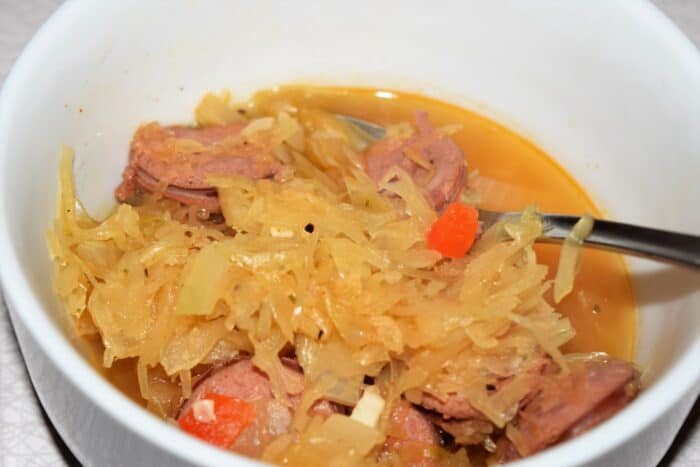 kapustnica, slovak cabbage soup, Slowakische Kohlsuppe, Szlovák káposztaleves
