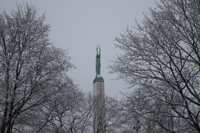 The Freedom Monument, Brīvības piemineklis, Riga, Latvia, 2017