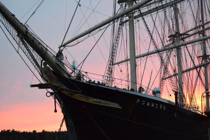 Sights on Åland, S/V Pommern, Mariehamn