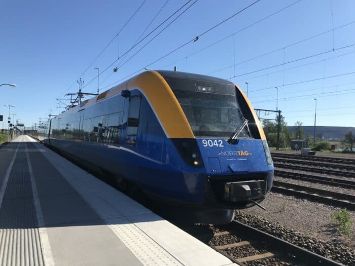 Kiruna, Lapland, Sweden, Train