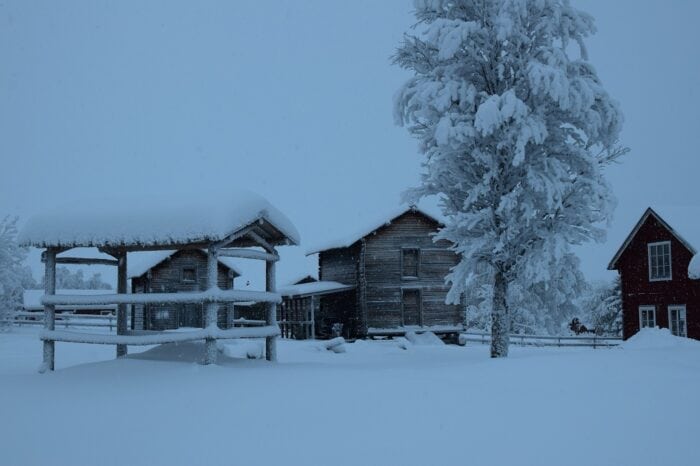 Jukkasjärvi, Lappland, Sweden, Jukkasjärvi Homestead