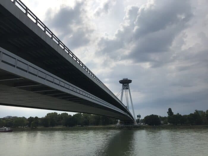 Bratislava, Slovakia, Most SNP, UFO Bridge