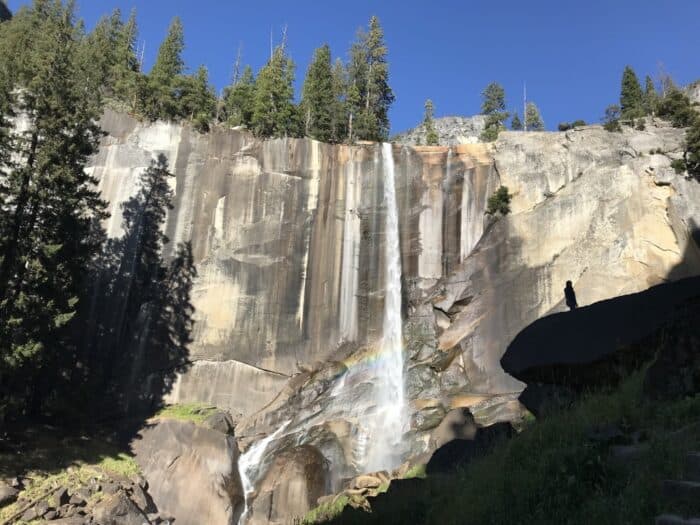 Yosemite National Park, California, United States. Mist Fall, Waterfall