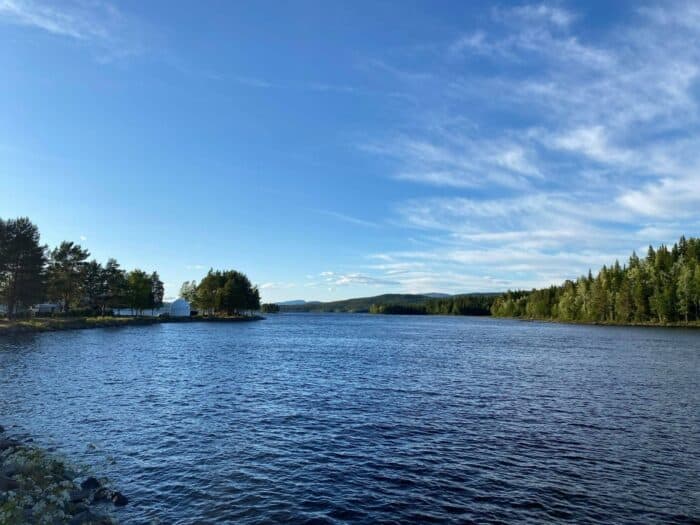 Gäddede, Jämtland, Sweden, Kvarnbergsvattnet