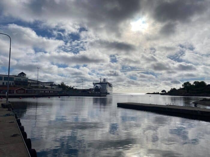 Grisslehamn, Uppland, Sweden, Hamn, Eckerölinjen