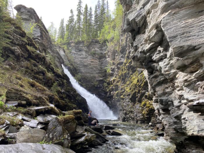 Brakkåfallet, Vildmarksvägen, Sweden