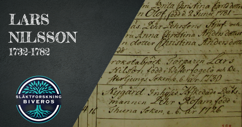 Lars Nilsson, 1732-1782, Släktforskning, Trosa, Genealogy, Heritage, Ancestry, Sweden, Swedish