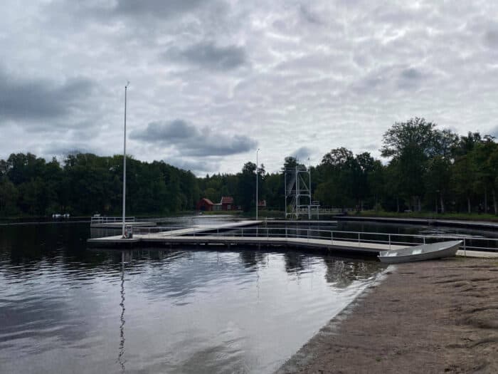 Österbybruk, Uppland, Sweden, Simbadet