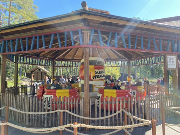 Kolmården Wildlife Park, Sweden, World of Bamse, 2022, honeypot merry-go-round