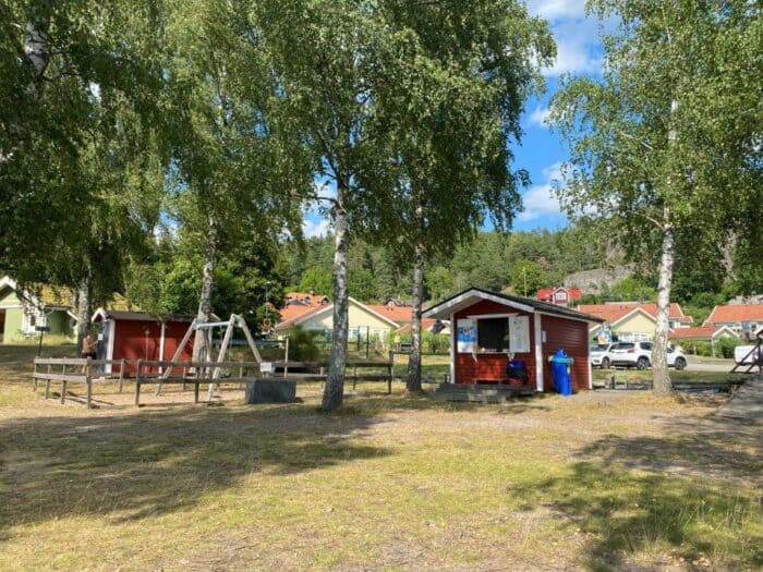 Kvarsebo, Östergötland, Sweden, Strand, Beach, Kiosk, Badplats, Badstrand