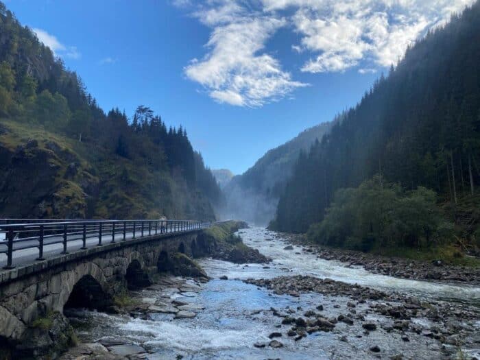 Låtefossen, Hardanger, Vestland, Norway