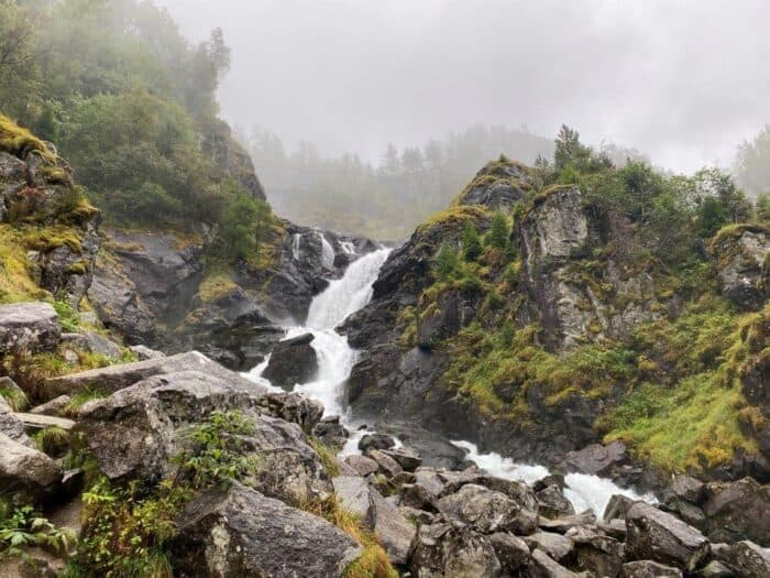 Låtefossen, Hardanger, Vestland, Norway