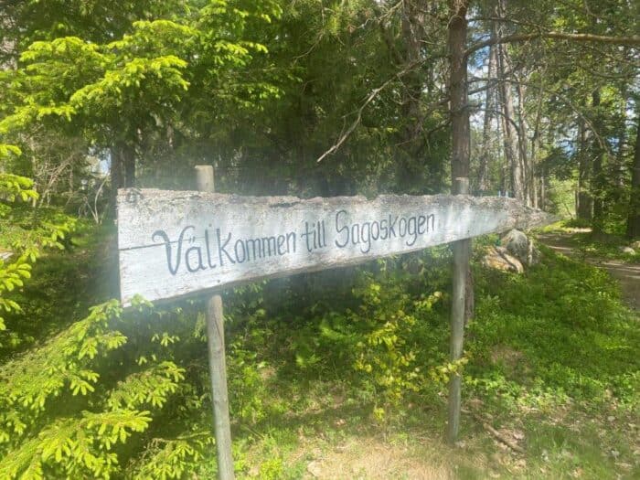 Trostorp, Södermanland, Sweden, Sagoskogen