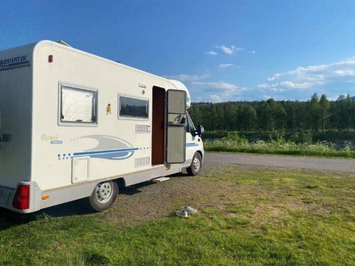Nordic Road Trip 2022, Gällivare Camping, Sweden, RV, Mobile Home