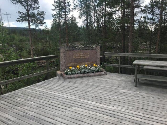 Harsprångsfallet, Lappland, Sweden