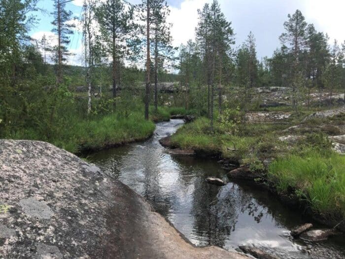 Harsprångsfallet, Lappland, Sweden