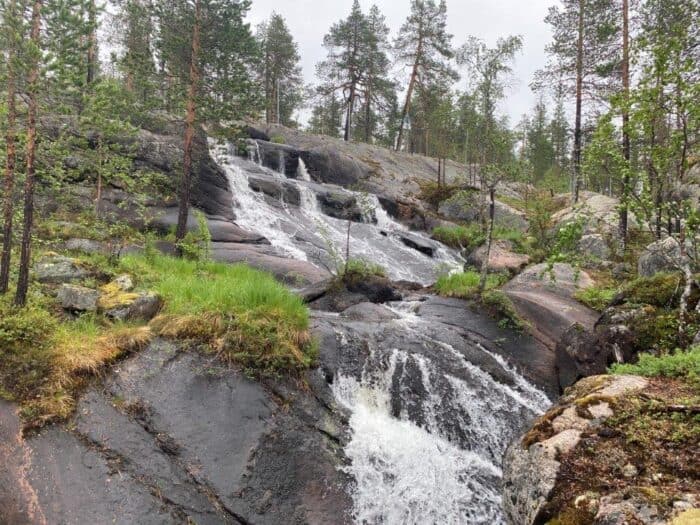 Harsprångsfallet, Lappland, Sweden