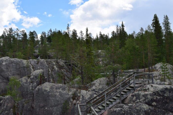 Harsprångsfallet, Lappland, Sweden