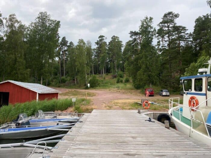 Skarpnåtö Pier, Åland