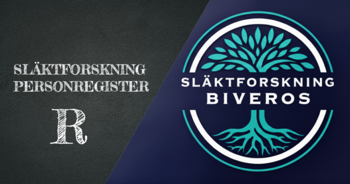 Släktforskning Biveros Personregister