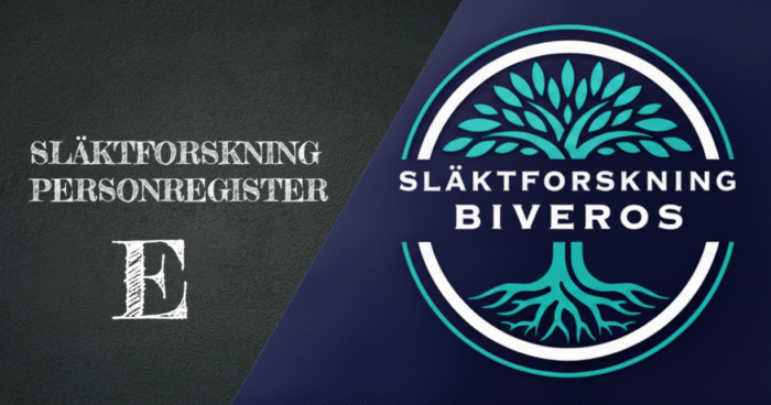 Släktforskning Biveros Personregister