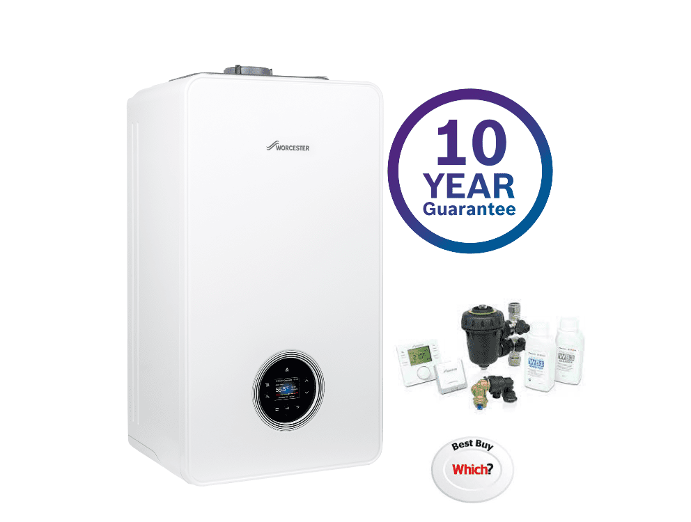 worcester bosch combi boiler bundle