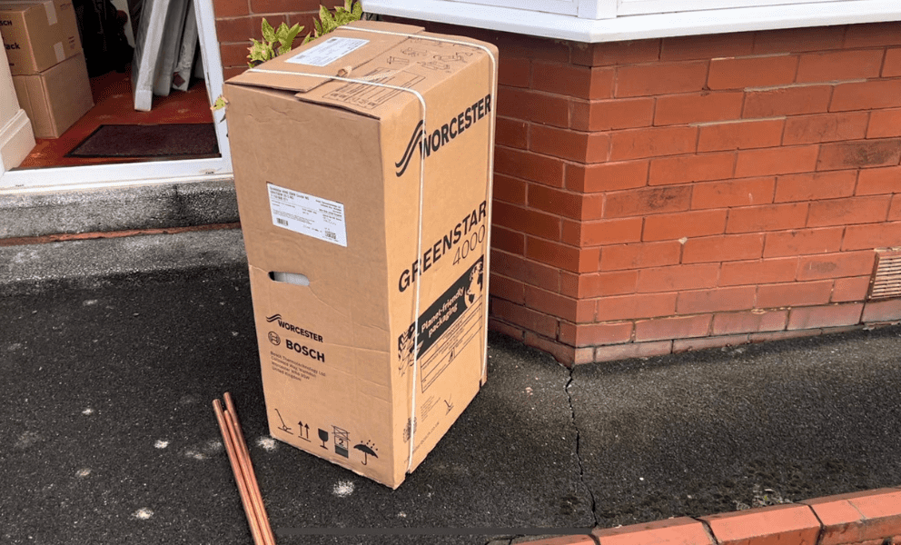 back boiler system updated for new combi boiler