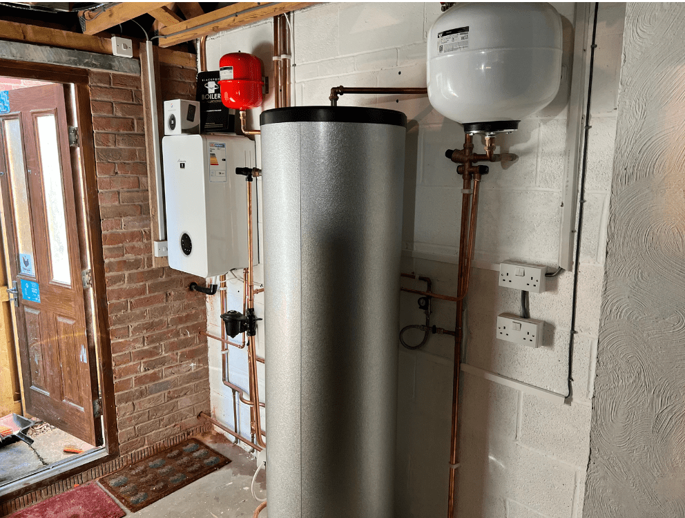 unvented system and new boiler in preston