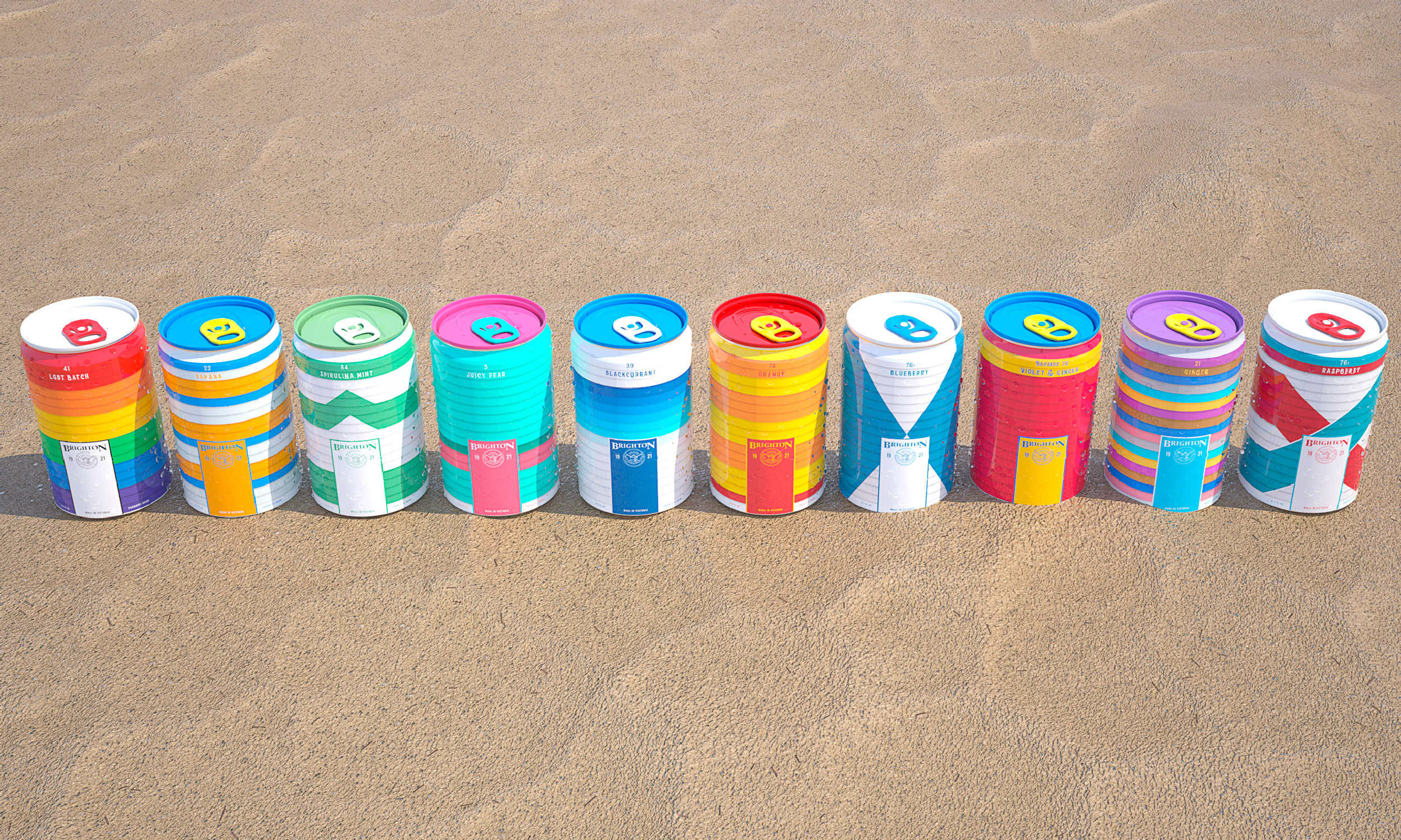 Full Brighton Soda range