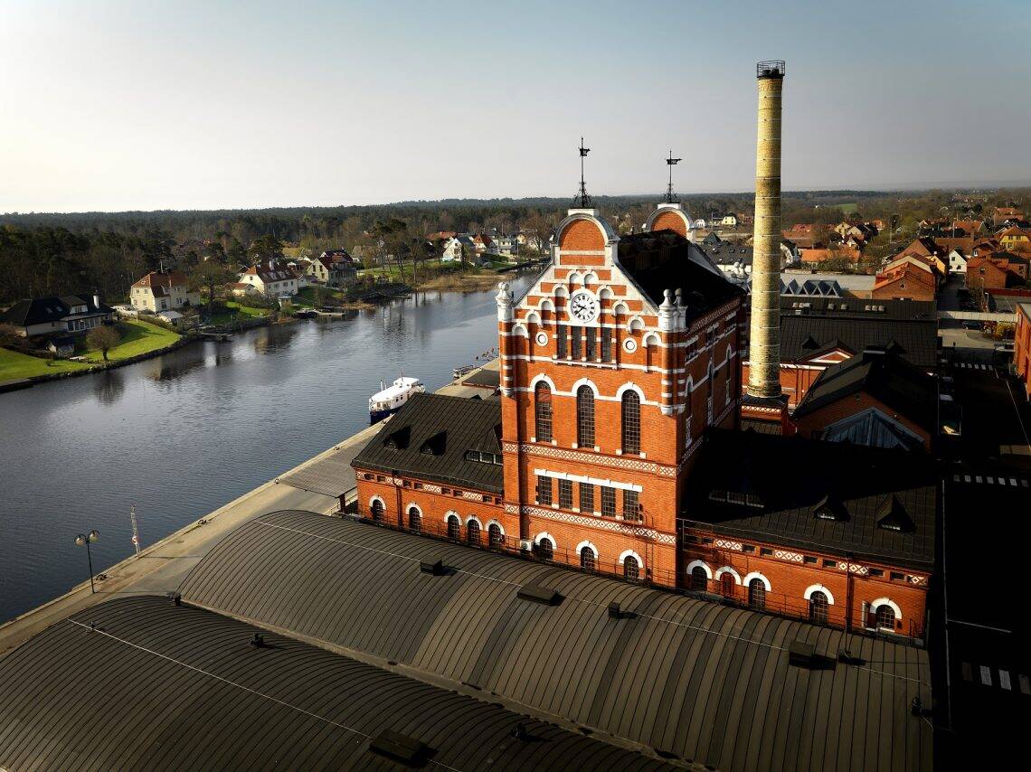 Distillerie d'Absolut Vodka à Ahus en suède