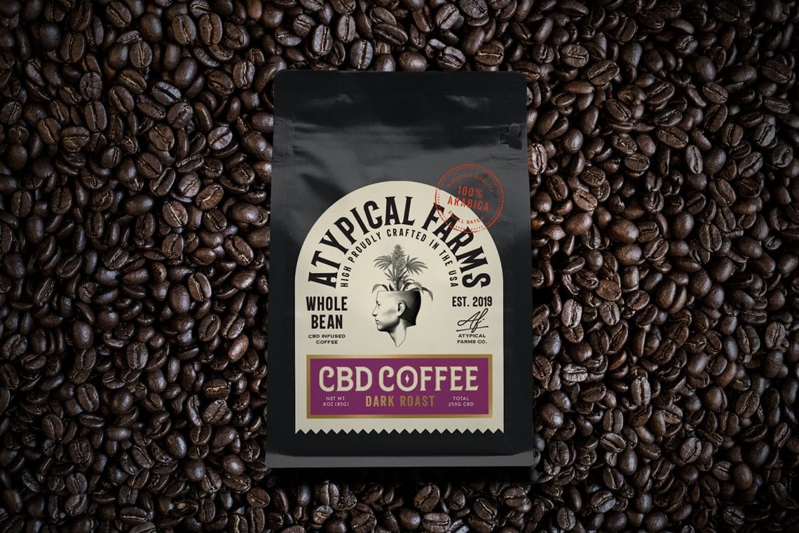 Packaging de café au CBD