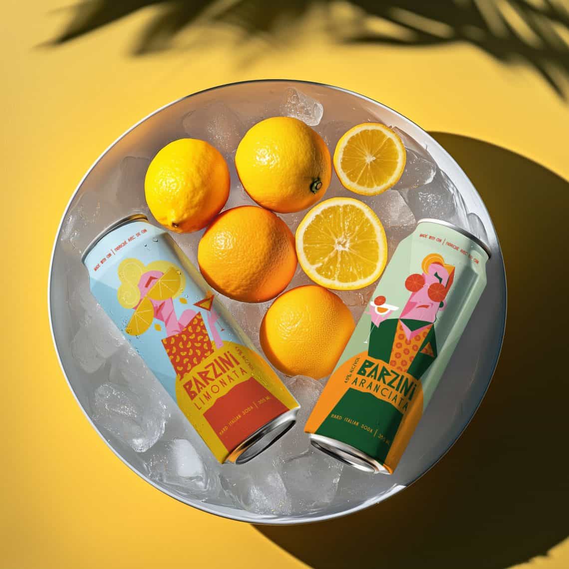 Barzini Limonata and Aranciata