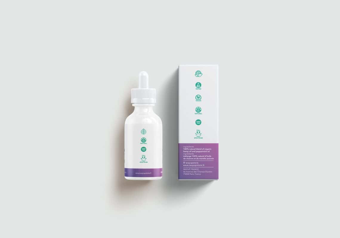 Packaging design Huile CBD