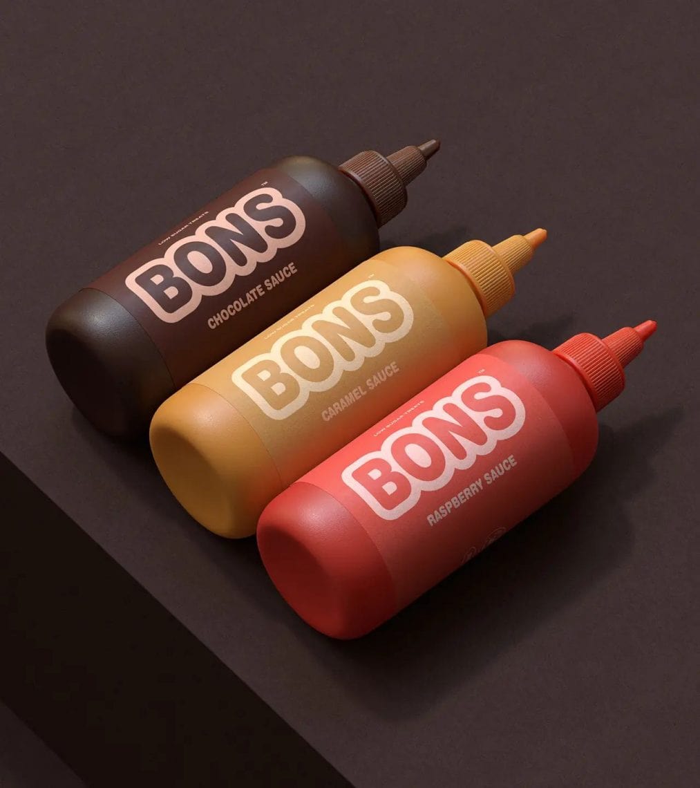 Bons, sauces dessert tendance