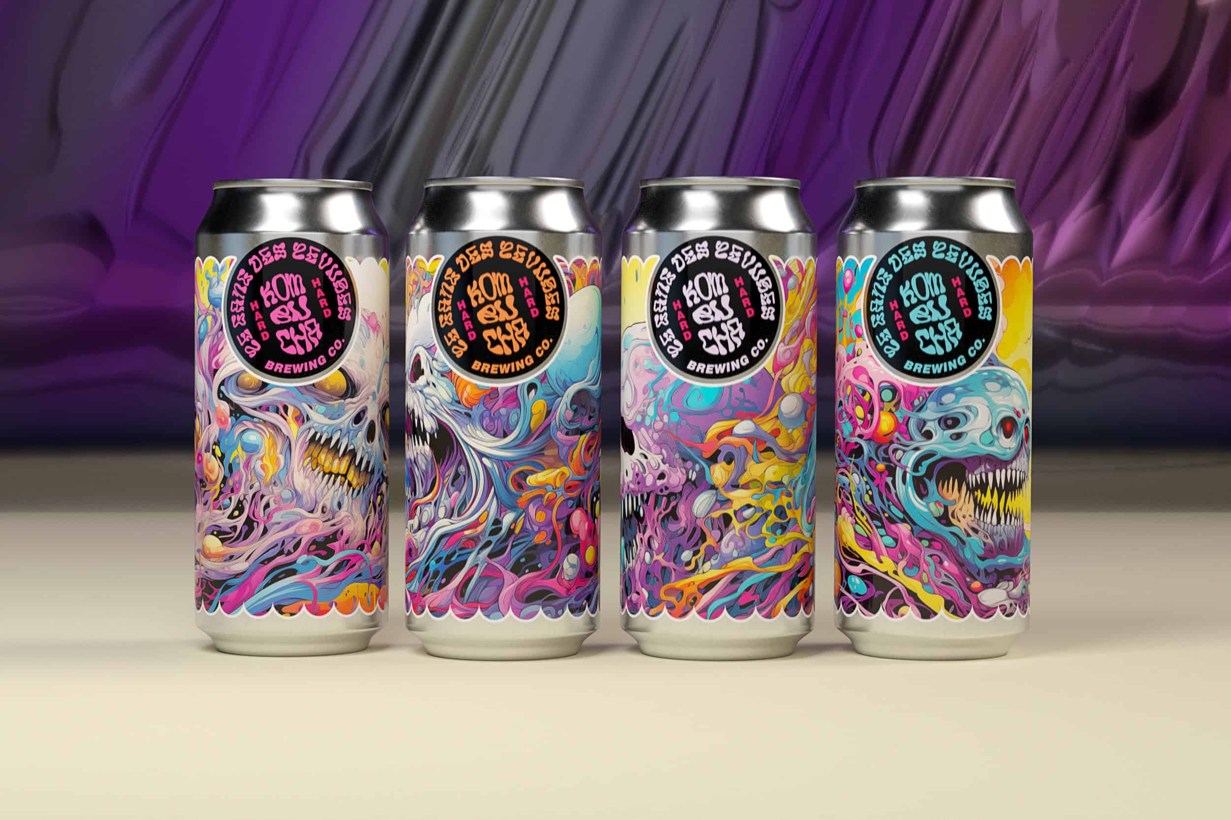 Des hard Kombucha en canettes