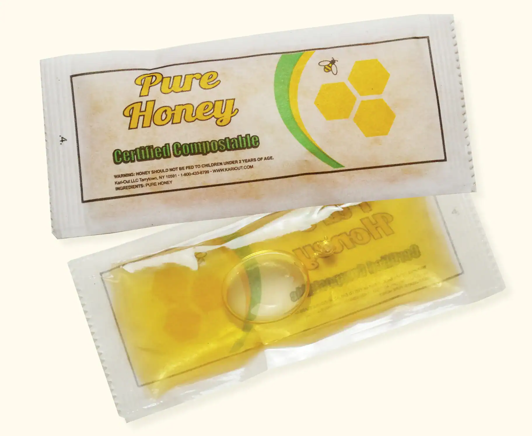 100% compostable condiment packet